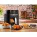 Мультипіч Moulinex Easy Fry&Grill Window, 1550Вт, чаша-4.2л, сенсорне керув., 8 програм, з віконцем, пластик, чорний