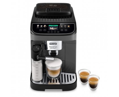 Кофемашина Delonghi Magnifica Evo Next, 1.8л, зерно+мол., автомат.капуч, дисплей, авторецептов -10, подача гар.воды, подогрев чашек, черный Кофемашина Delonghi Magnifica Evo Next, 1.8л, зерно+мол., автомат.капуч, дисплей, авторецептов -10, подача гар.воды, подогрев чашек, черный