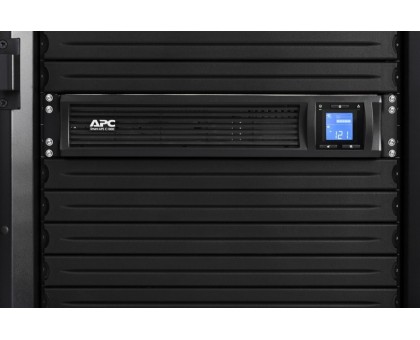 Джерело безперебійного живлення APC Smart-UPS C 1000VA/600W, RM 2U, LCD, USB, SmartConnect, 4xC13 Джерело безперебійного живлення APC Smart-UPS C 1000VA/600W, RM 2U, LCD, USB, SmartConnect, 4xC13