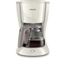 Кавоварка Philips крапельна Daily Collection 1.2л, мелена, LED-підсвітка, білий