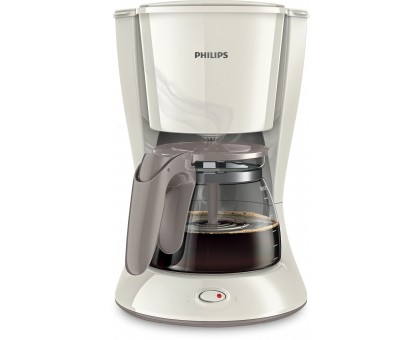Кавоварка Philips крапельна Daily Collection 1.2л, мелена, LED-підсвітка, білий