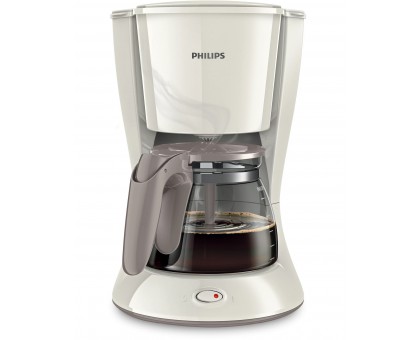 Кавоварка Philips крапельна Daily Collection 1.2л, мелена, LED-підсвітка, білий