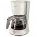 Кавоварка Philips крапельна Daily Collection 1.2л, мелена, LED-підсвітка, білий