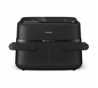 Мультипіч Philips NA150/00 Ovi Flex Dual 2450Вт, чаша-6+3л, сенсорне управл., 2 контейнера, 6 авто. програм, пластик, чорний