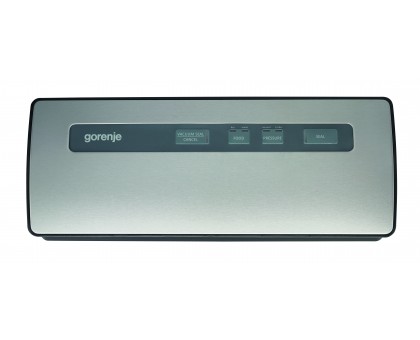 Вакууматор Gorenje для пакетів, 120Вт, 30см, електронне керування, +10 пакетів, нерж, чорний Вакууматор Gorenje для пакетів, 120Вт, 30см, електронне керування, +10 пакетів, нерж, чорний