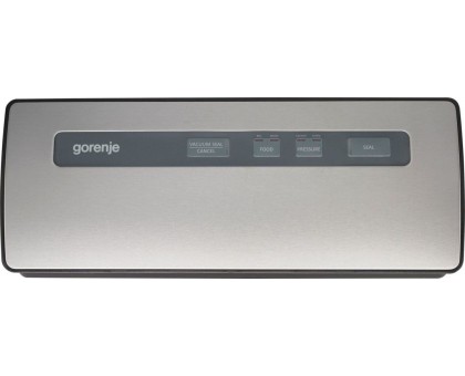 Вакууматор Gorenje для пакетів, 120Вт, 30см, електронне, +10 пакетів, метал, сірий
