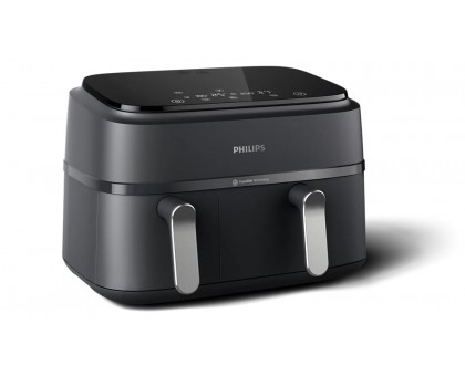 Мультипіч Philips Ovi Dual Series 3000 2750Вт, чаша-6+3л, сенсорне управл., 2 контейнера,8 авто. Програм, пластик, чорний Мультипіч Philips Ovi Dual Series 3000 2750Вт, чаша-6+3л, сенсорне управл., 2 контейнера,8 авто. Програм, пластик, чорний