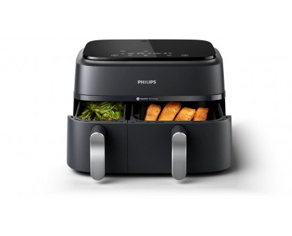 Мультипіч Philips Ovi Dual Series 3000 2750Вт, чаша-6+3л, сенсорне управл., 2 контейнера,8 авто. Програм, пластик, чорний Мультипіч Philips Ovi Dual Series 3000 2750Вт, чаша-6+3л, сенсорне управл., 2 контейнера,8 авто. Програм, пластик, чорний