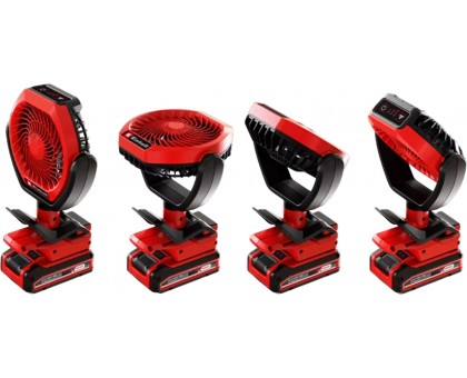 Вентилятор аккумуляторный Einhell GC-CF 18/110 Li - Solo, PXC, 18В, бесщеточный, диам. 110 мм, 1500 м3/ч, 3 режима, 0.48 кг (без АКБ и ЗУ) Вентилятор аккумуляторный Einhell GC-CF 18/110 Li - Solo, PXC, 18В, бесщеточный, диам. 110 мм, 1500 м3/ч, 3 режима, 0.48 кг (без АКБ и ЗУ)