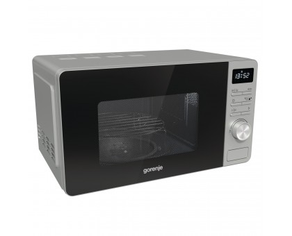 Мікрохвильова піч Gorenje, 23л, міх. управл., 800Вт, гриль, дисплей, нерж Мікрохвильова піч Gorenje, 23л, міх. управл., 800Вт, гриль, дисплей, нерж