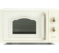 Мікрохвильова піч Gorenje MO4250TCLI, 20л, мех. керув., 700Вт, бежевий