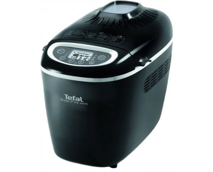 Хлебопечка Tefal Bread of the World 1600Вт, программ-19, макс.вес -1,5кг, форма-квадрат, пластик, черный Хлебопечка Tefal Bread of the World 1600Вт, программ-19, макс.вес -1,5кг, форма-квадрат, пластик, черный
