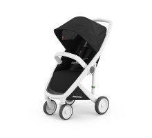 Прогулочная коляска Greentom Classic Black-White