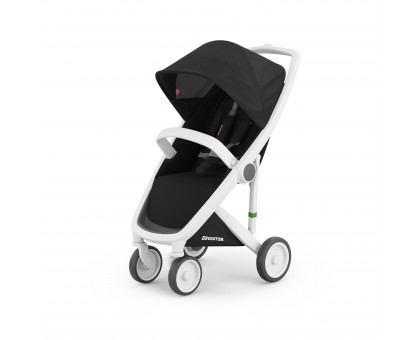 Прогулочная коляска Greentom Classic Black-White