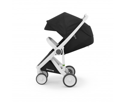 Прогулочная коляска Greentom Classic Black-White