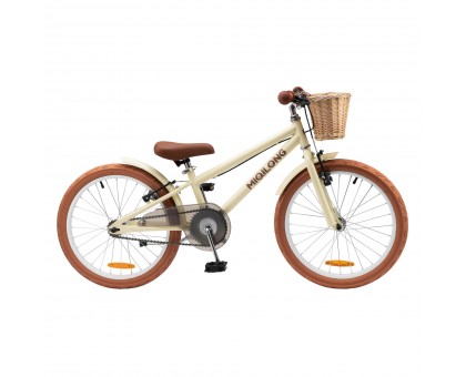 Детский велосипед Miqilong RM 20" бежевый