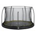 Батут Salta Comfort Edition Ground круглий, 427см, чорний