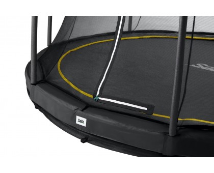 Батут Salta Comfort Edition Ground круглий, 427см, чорний Батут Salta Comfort Edition Ground круглий, 427см, чорний