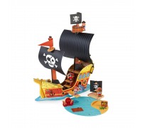 Игровой набор Janod Корабль пиратов 3D