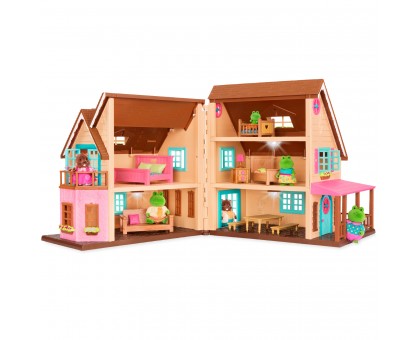 Игровой набор Li`l Woodzeez Большой коттеджный дом Игровой набор Li`l Woodzeez Большой коттеджный дом