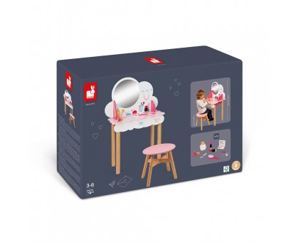 Игровой набор Janod Туалетный столик и стульчик Игровой набор Janod Туалетный столик и стульчик