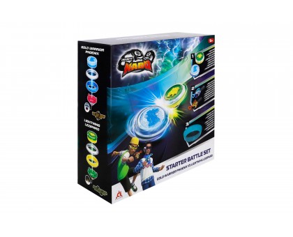 Игровой набор Infinity Nado VI Starter Battle Set Золотой Воин Феникс против Ослепительный Леопард (Gold Warrior Phoenix vs Lighting Leopard) Игровой набор Infinity Nado VI Starter Battle Set Золотой Воин Феникс против Ослепительный Леопард (Gold Warrior Phoenix vs Lighting Leopard)