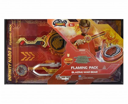 Волчок Infinity Nado VI Flaming Pack Пылающий Боевой Медведь (Blazing War Bear)