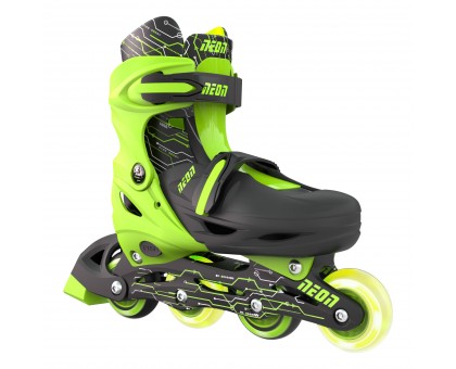 Роликовые коньки Neon Combo Skates Салатовый (Размер 34-37)
