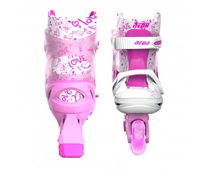 Роликові ковзани Neon Inline, розмір 34-37, рожевий Роликові ковзани Neon Inline, розмір 34-37, рожевий