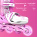 Роликовые коньки Neon Inline Skates Розовый (Размер 30-33)