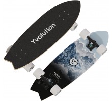 Скейтборд Yvolution Dynamo Cruiser LED 76см, синий