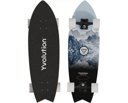 Скейтборд Yvolution Dynamo Cruiser LED 76см, синий Скейтборд Yvolution Dynamo Cruiser LED 76см, синий