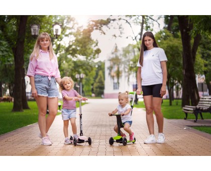 Самокат Miqilong Alamo розовый Самокат Miqilong Alamo розовый