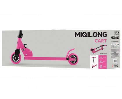 Самокат Miqilong Cart розовый Самокат Miqilong Cart розовый