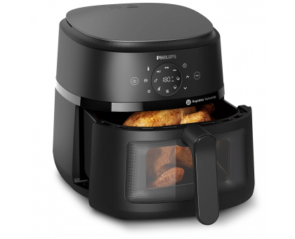 Мультипечь Philips Ovi серии 2000 1500Вт, чаша-6.2л, сенсорное управл., 13 авто. программ, пластик, чорний Мультипечь Philips Ovi серии 2000 1500Вт, чаша-6.2л, сенсорное управл., 13 авто. программ, пластик, чорний