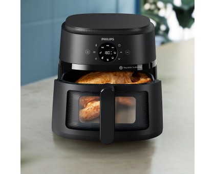 Мультипечь Philips Ovi серии 2000 1500Вт, чаша-6.2л, сенсорное управл., 13 авто. программ, пластик, чорний Мультипечь Philips Ovi серии 2000 1500Вт, чаша-6.2л, сенсорное управл., 13 авто. программ, пластик, чорний
