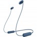 Наушники  In-ear Sony WI-C100 BT 5.0, IPX4, SBC, AAC, Wireless, Mic, Синий