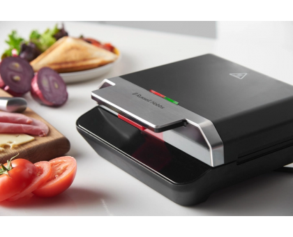 Сендвічмейкер Russell Hobbs, 750Вт, 1 пластина-сендвіч, корпус-пластик, чорний Сендвічмейкер Russell Hobbs, 750Вт, 1 пластина-сендвіч, корпус-пластик, чорний