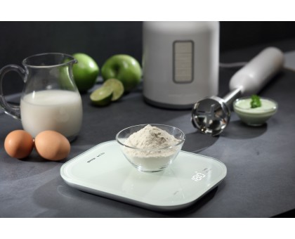 Весы Gorenje кухонные, 10кг, AAAx3 в компл, стекло, белый