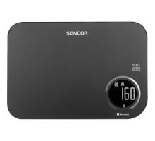 Ваги Sencor кухонні, 5кг, підключення до смартфону, AAAx2 , пластик, чорний