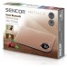 Весы Sencor кухонные, 5кг, подключение к смарфтону, AAAx2 , пластик, золотой