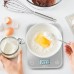 Весы Tefal BC50U4V0 кухонные Optiss, 5кг, AAAx2 в компл, стекло, серебро