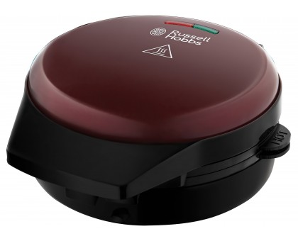 Мультимейкер Russell Hobbs Fiesta 950Вт, алюминий, 3 пластины, корпус-нерж.сталь/пластик, бордо Мультимейкер Russell Hobbs Fiesta 950Вт, алюминий, 3 пластины, корпус-нерж.сталь/пластик, бордо