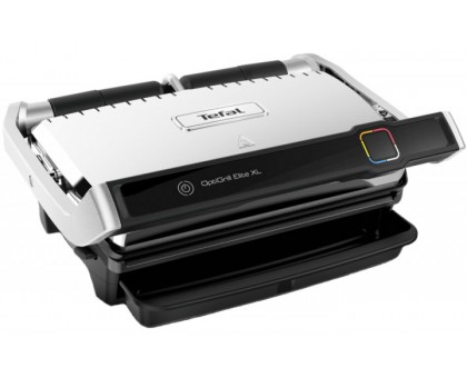 Гриль Tefal прижимной OptiGrill Elite XL 2200Вт, темп. режимов-16, съёмные пластины, металл Гриль Tefal прижимной OptiGrill Elite XL 2200Вт, темп. режимов-16, съёмные пластины, металл