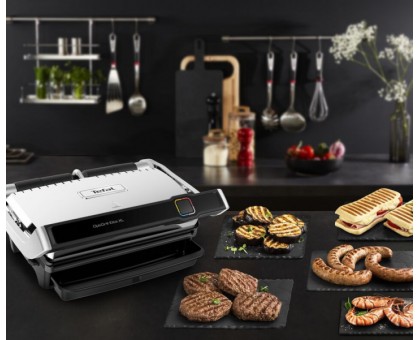 Гриль Tefal прижимной OptiGrill Elite XL 2200Вт, темп. режимов-16, съёмные пластины, металл Гриль Tefal прижимной OptiGrill Elite XL 2200Вт, темп. режимов-16, съёмные пластины, металл