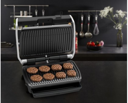 Гриль Tefal прижимной OptiGrill Elite XL 2200Вт, темп. режимов-16, съёмные пластины, металл Гриль Tefal прижимной OptiGrill Elite XL 2200Вт, темп. режимов-16, съёмные пластины, металл