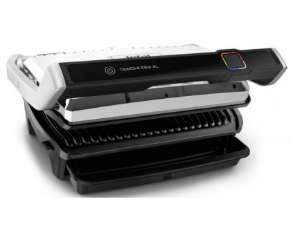 Гриль Tefal прижимной OptiGrill Elite XL 2200Вт, темп. режимов-16, съёмные пластины, металл Гриль Tefal прижимной OptiGrill Elite XL 2200Вт, темп. режимов-16, съёмные пластины, металл