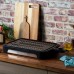 Гриль George Foreman барбекю Smokeless BBQ Grill 1606Вт, темп. режимів-3, з`ємні пластини, пластик, чорний