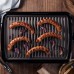 Гриль George Foreman барбекю Smokeless BBQ Grill 1606Вт, темп. режимів-3, з`ємні пластини, пластик, чорний