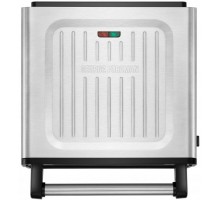 Гриль George Foreman прижимний Smokeless Grill 1575Вт, темп. режимів-1, з`ємні пластини, пластик, чорний